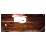 42" L, 17" H cedar chest