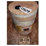 Vintage hunting license and winchester ball