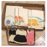 Pillow cases and pot holders