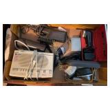 GE clock radio, shaving kits and razors