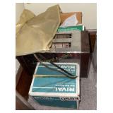 Toaster, salad shooter, and hot pad express