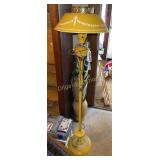 Yellow standing lamp