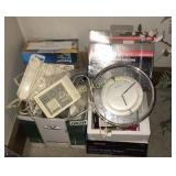 Phone, clock and misc electronics