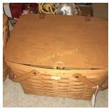 11" H, 17" L,  13" w Longaberger basket