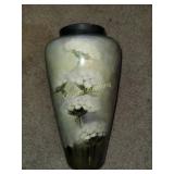 Belleek Hand painted vase