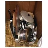 Pots, pans, muffin tin and more