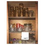 Glasses, shot glasses, bowls and more