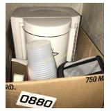 Coffee maker, filters cups and more