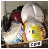 George Forman, paper plates napkins and more