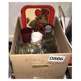 Cups, tray, glassware and more