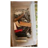 Screws, nails, battery