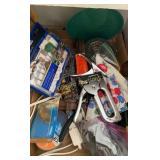 Dremel polishing kit, stapler, tools