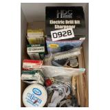 Nails, screws, drill bit sharpener