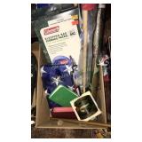 Sleeping storage packs, Flag, and more