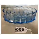 Blue Fostoria Coin Dish