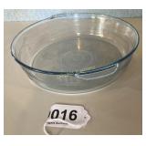 Clear Fire King baking dish
