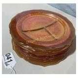 Carnival glass plates