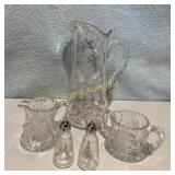 Cut glass design pieces