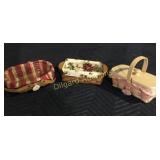 (3) Longaberger baskets