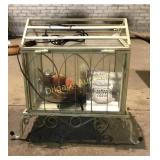 Small decorative metal cage and Knick knacks
