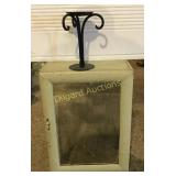 Medicine cabinet and candle holder