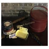 Hand screw auger, Wood ice bucket & more