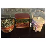 (3) Longaberger baskets (small)