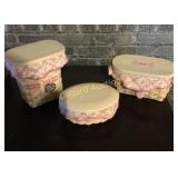(3) small Longaberger baskets