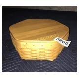 Hexagon shaped Longaberger basket