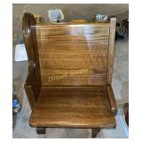 Church pew seat