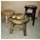 (3) stools
