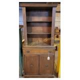 Step back cupboard  (approx 16"x27.5"x65")