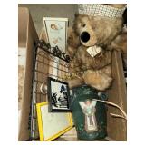 Vintage pictures, stuffed bear and more