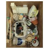 Bottles, cups, basket and more