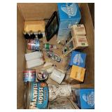 Bubble lights, tins and more