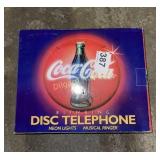 Coca Cola blinking disc telephone