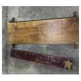 Beanie Baby wall shelf