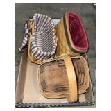 (3) Longaberger baskets