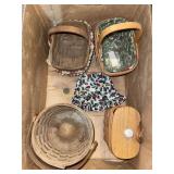 (4) Longaberger baskets