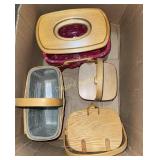 (4) Longaberger baskets
