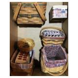 (5) Longaberger baskets