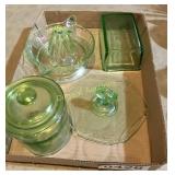 Green glassware