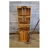 Panama Jack display stand & tribal figure