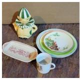 Creamer and misc dishes