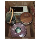 Candle, crock, planter and vase