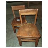 (2) childs chairs
