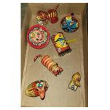 Vintage metal action toys