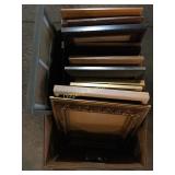 19 Picture frames various sizes (most 8x10)