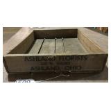 Ashland Florist crate tray