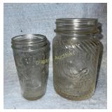 Jumbo peanut butter jars